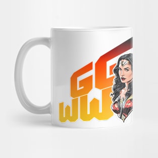 Gal Gadot Comic style anime design by ironpalette Mug